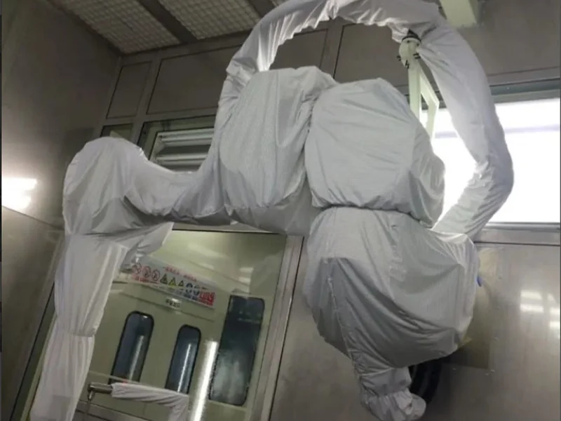 广州喷涂机器人防护服安装复查参考